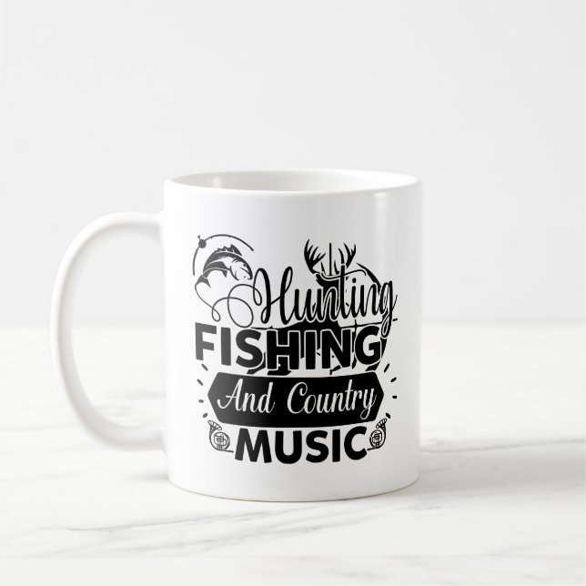 Mug Chasse Pêche & Musique country (Gauche)