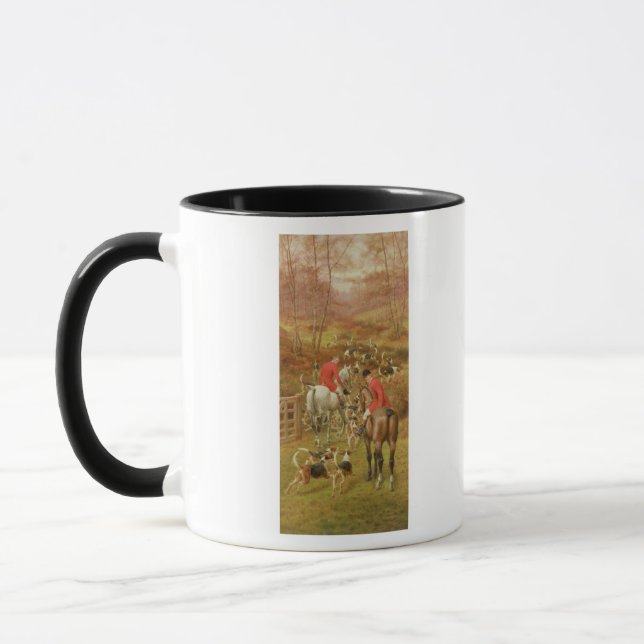 Mug Chasse Scene, 1906 (Gauche)
