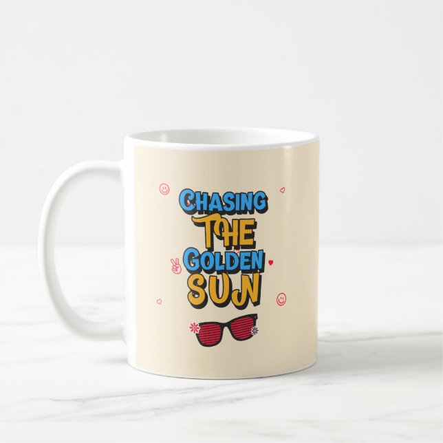 Mug Chasser le soleil d'or (Gauche)