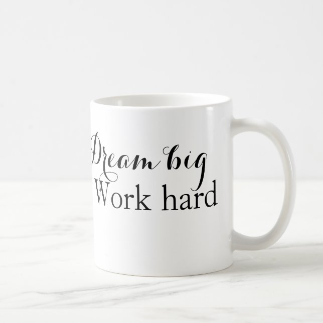 Mug "Chasser vos rêves, atteindre avec effort" (Droite)