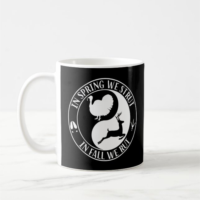 Mug Chasseur Au Printemps Nous Faisons Confiance À La  (Gauche)