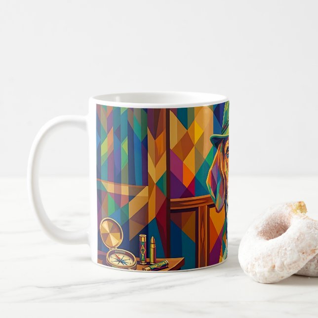 Mug Chasseur de Beagle Pop Art – Chien de chasse moder (Avec donut)
