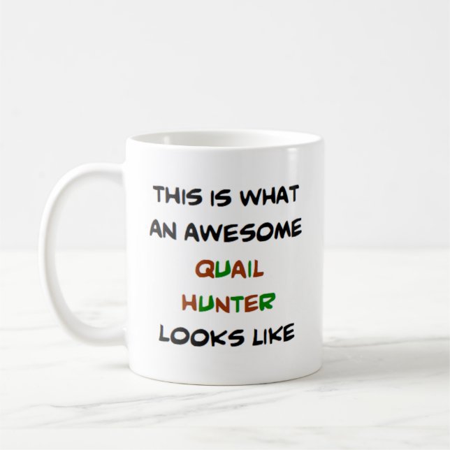 Mug chasseur de caille, génial (Gauche)