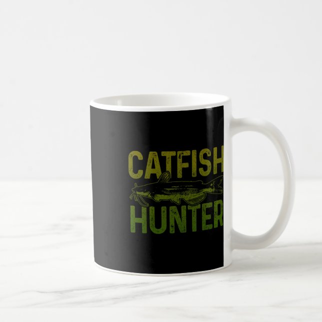 Mug Chasseur de poisson catfish Pêche Cadeau (Droite)