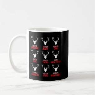 Mug Chasseur de rennes de Noël amusant Chasse de viand