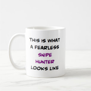 Mug chasseur de snipe, sans peur