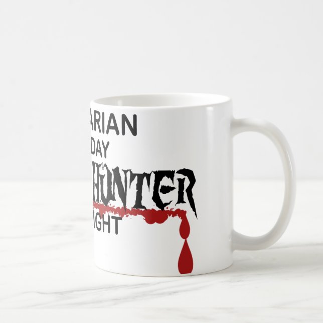 Mug Chasseur de zombi de bibliothécaire (Droite)