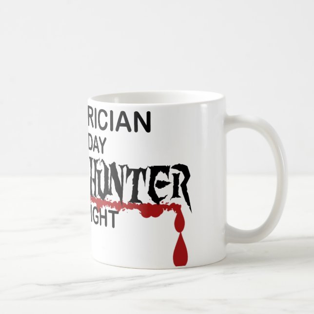 Mug Chasseur de zombi d'électricien (Droite)