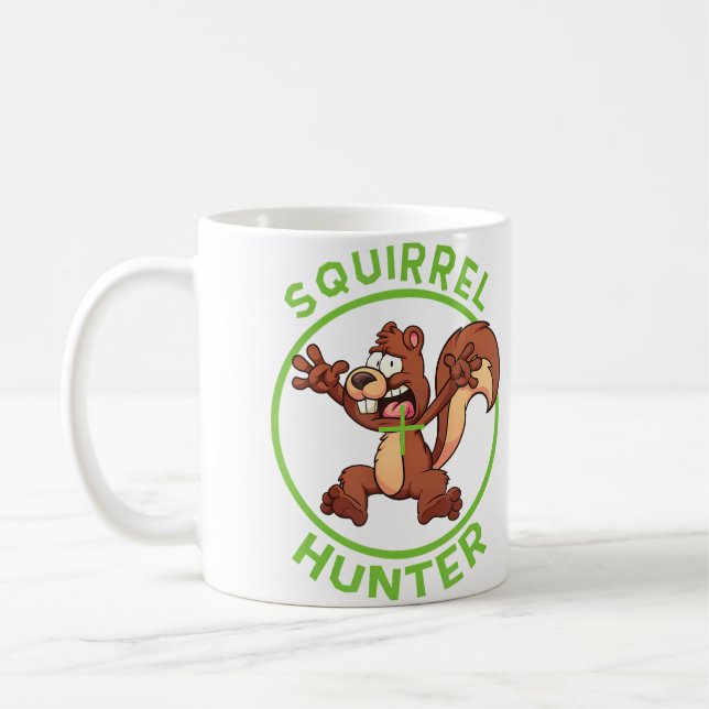 Mug Chasseur d'écureuil drôle de tir chasse farfelu in (Gauche)