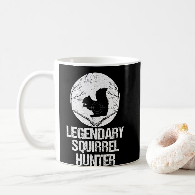 Mug Chasseur d'écureuils légendaire (Avec donut)