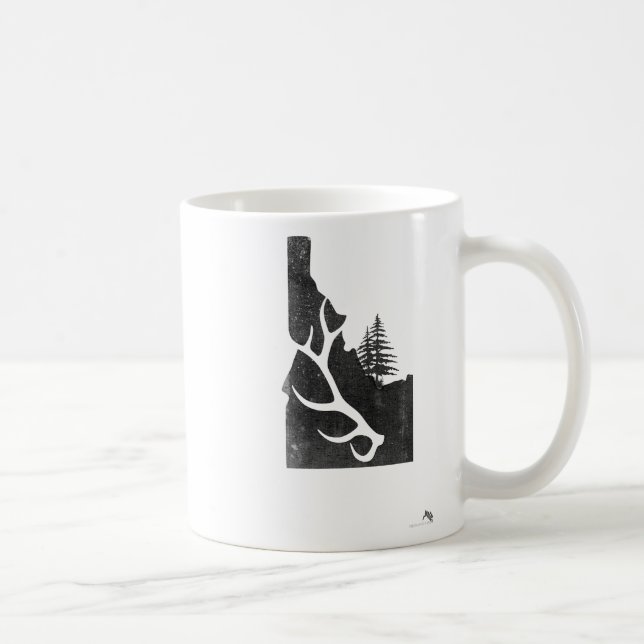 Mug Chasseur d'élan de l'Idaho avec bois perdu  (Droite)