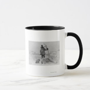 Mug Chasseur d'esquimau avec ours polaire photo