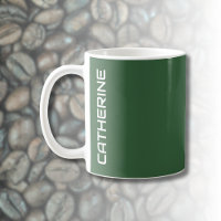 Chasseur vert couleur solide personnalisée