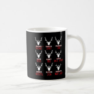 Mug Chasseurs de cerfs de Noël amusants Tous les renne