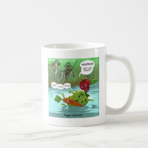 Mug Chasseurs Végétaliens Drôles