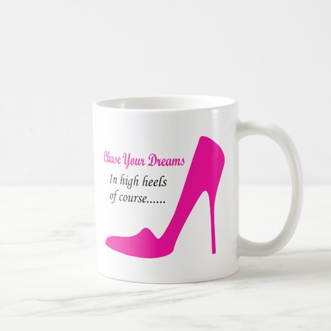 Mug chassez vos talons hauts de rêves (Droite)