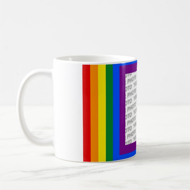 Mug CHÂSSIS DU DRAPEAU PLANIFIÉ + votre signe ou image (Gauche)