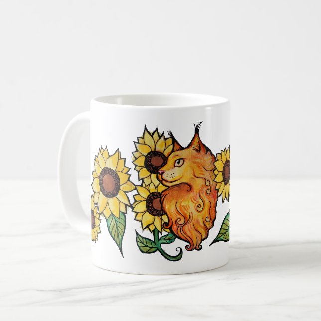Mug Chat à coon de Ginger Maine (Devant gauche)