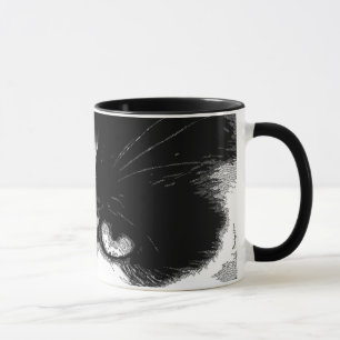 Mug Chat à l'encre