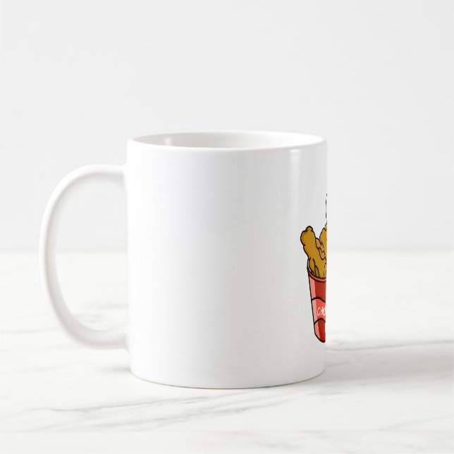 Mug Chat aime le poulet frit (Gauche)