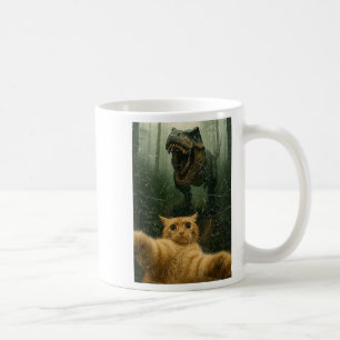 Mug Chat amusant Selfie Dinosaure mème Animaux Lover G