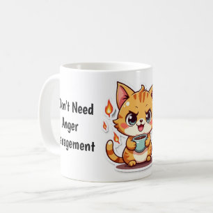 Mug Chat Angry Drôle