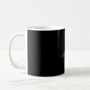 Mug Chat arc-en-ciel battement de coeur
