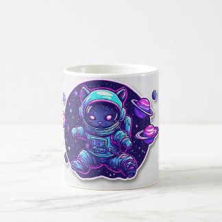 Mug Chat Astronaute Cosmique – Café Explorateur de l'E