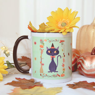 Mug Chat aux Sorcières d'Halloween