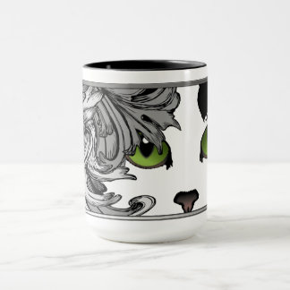 Mug Chat aux yeux verts