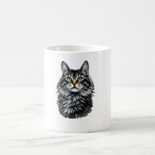 Mug Chat aux yeux verts