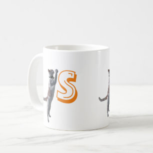Mug - Chat avec initiale et nom