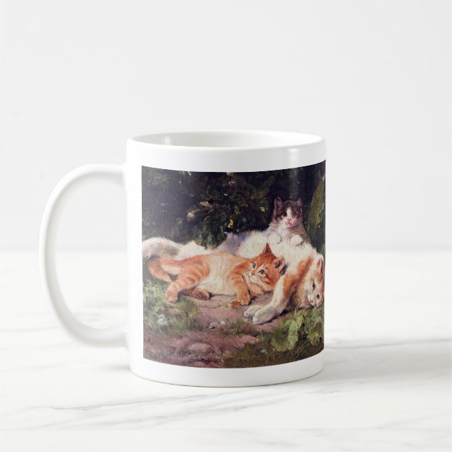 Mug Chat avec Kittens Art (Gauche)
