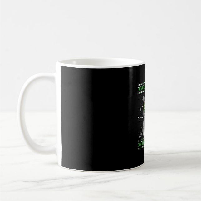 Mug Chat avec lunettes de soleil Meowo laide pull de N (Gauche)