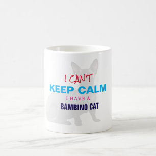 Mug Chat Bambino bambou sur mesure, les paroles amusan