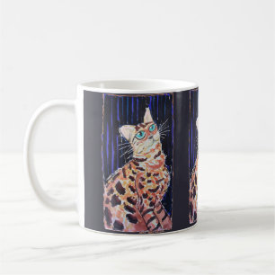 Mug Chat Bengal Néo-Noir