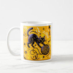 Mug Chat bicolore
