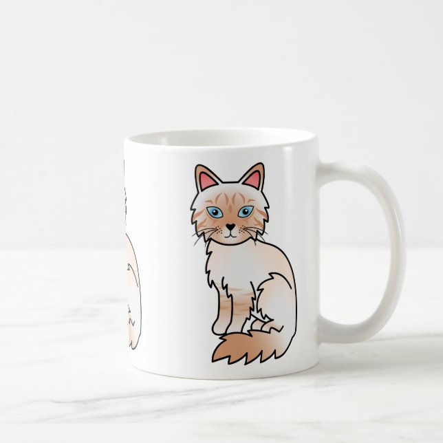 Mug Chat Birman / Ragdoll Tabby Rouge (Droite)
