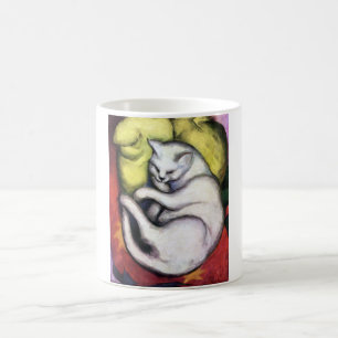 Mug Chat blanc, Franz Marc