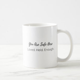 Mug Chat Blanc – Vous êtes en sécurité ici