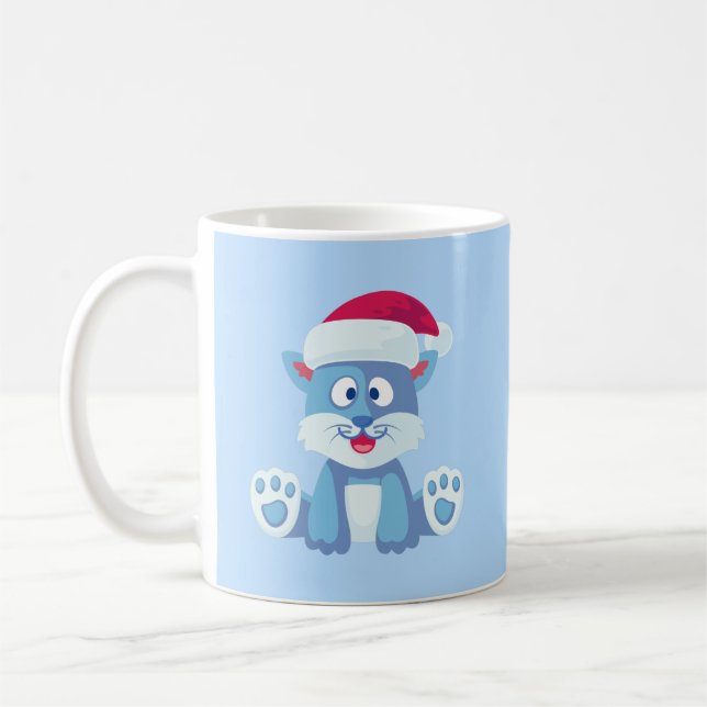 Mug Chat Bleu (Gauche)