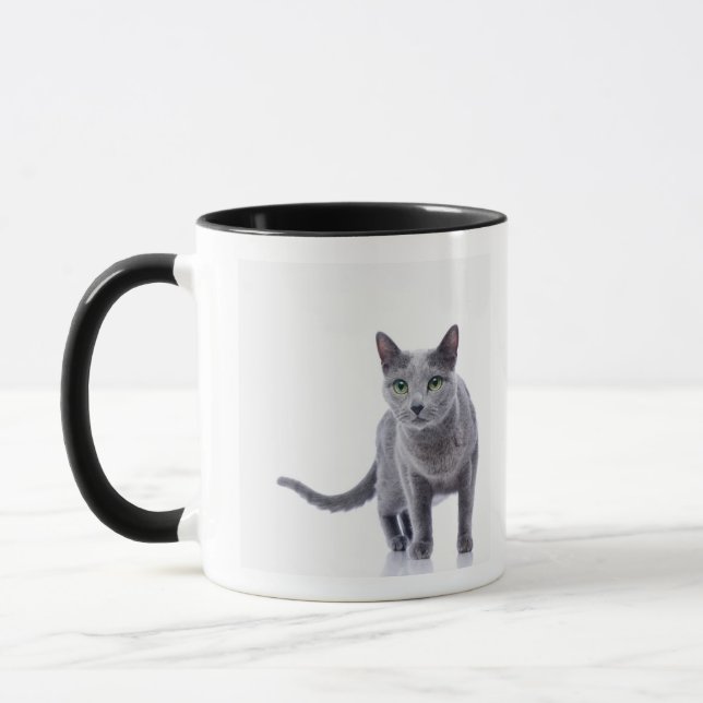 Mug Chat bleu russe (Gauche)