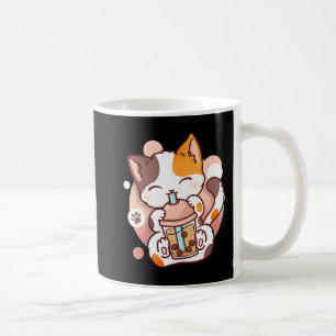 Mug Chat Boba Tea Bubble Tea Anime Kawaii Neko pour fi