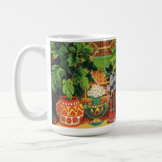 Mug Chat Botaniste De Louis Wain (Gauche)