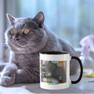 Mug Chat British Shorthair Sandales Prêt pour la Plage
