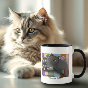 Mug Chat British Shorthair Sandales Prêt pour la Plage