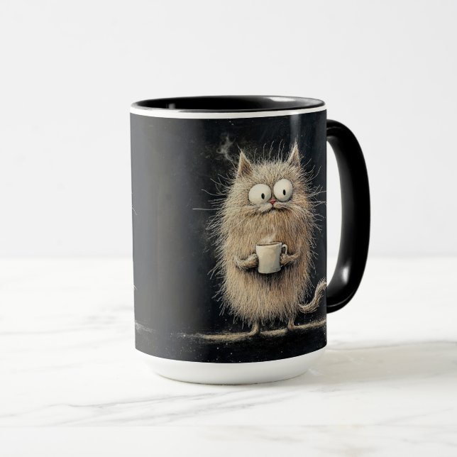 Mug Chat Café Buzz (Devant droit)
