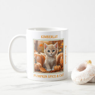 Mug Chat Chat Chat Citrouille Épice Nom Amoureux des c