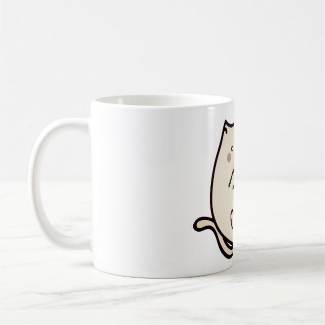 Mug chat, chaton, balle (Gauche)