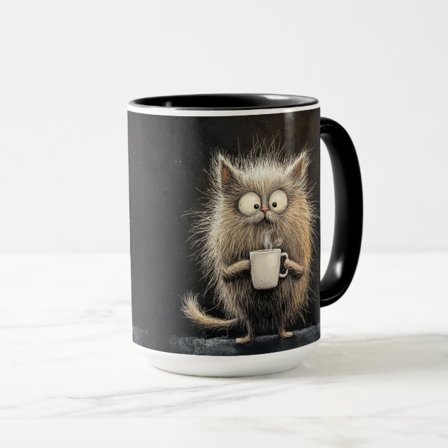Mug Chat Coffee Buzz (Devant droit)